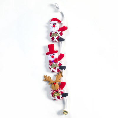 

Christmas New Decoration Fabric Snowman Elk Climbing Rope Pendant Christmas Tree Closet Decoration