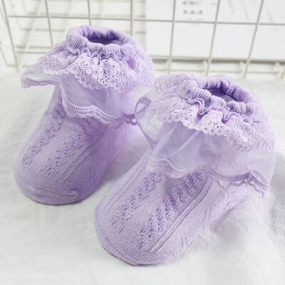 

Mesh Thin Cotton Children Kid Princess Socks Girls Lace Socks Baby Socks