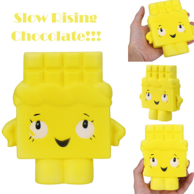 

Gotoamei 1PC Chocolate Toast Slow Rising Collection Squeeze Stress Reliever Toy