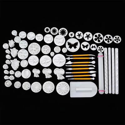 

Greensen 68PCSSet Plastic Cake Cutters Molds Cookies Pastry Cutter DIY Cake Decoration Baking Tools