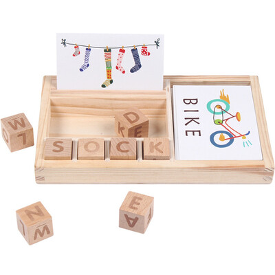 

YIWULAEnglish Letters Puzzle Educational Toy Matching Alphabet Spelling Games Toys