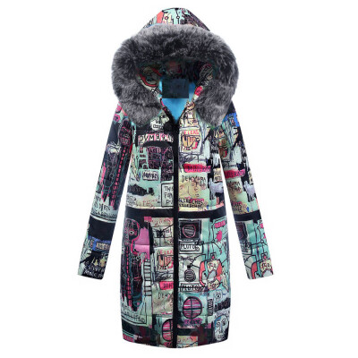 

Toponeto Womens Winter Long Down Cotton Ladies Parka Hooded Coat Quilted Jacket Outwear