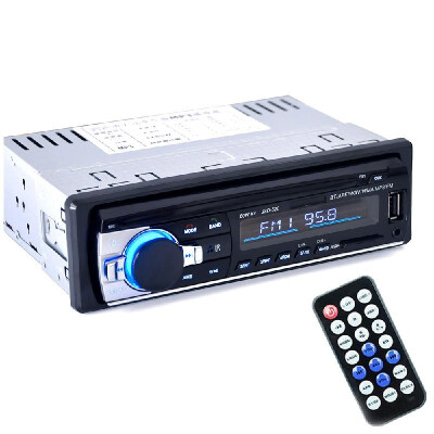 

Multifunction BT Vehicle Car Stereo Radio Audio Player Receiver In-Dash FM Aux Input WMA WAV MP3 Player with SD USB Port