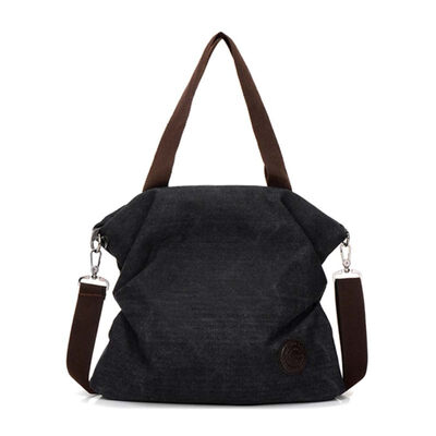 

Fashion Simple Women Large Capacity Canvas Handbag Tote Crossbody Shoulder Bag