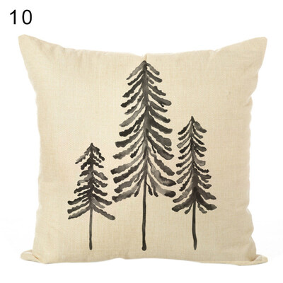 

45x45cm Plants Pattern Pillow Case Cushion Cover Home Cafe Sofa Bed Car Decor