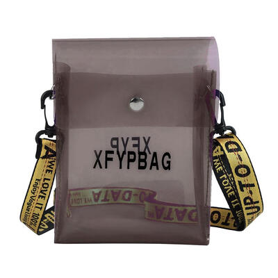

Unisex Transparent Mini Shoulder Bag Women Small Phone Purse Crossbody Bag
