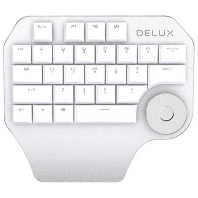 

Delux T11 Designer Wired Keyboard Backlight Drawing Keypad with Smart Dial