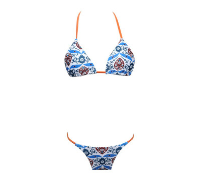 

Womens Print Bikini New Sexy Split Swimsuit