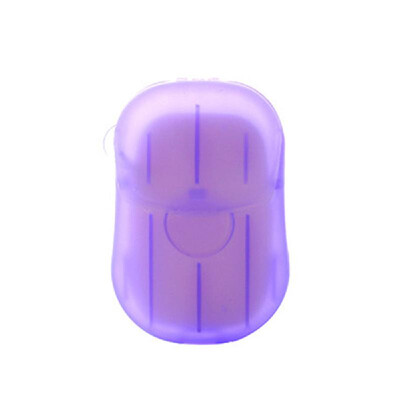

Travel Portable Disposable Soap Flakes with Storage Box Container 20Pcs Soap Papers Scented Foaming Mini Paper Soap Hand Washing C