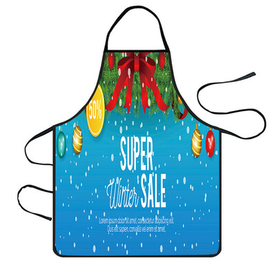 

Siaonvr Christmas Decoration Waterproof Apron Kitchen Aprons Dinner Party Apron