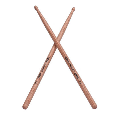 

One Pair of 7A Wooden Drumsticks Drum Sticks Hickory Wood Drum Set Accessories