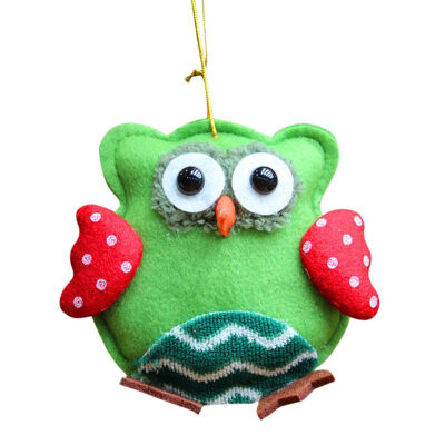 

Decorative Hanging Doll Cartoon Owl Pendant Ornament For Xmas Tree Festival Party Supplies