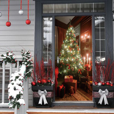 

Tailored Christmas Tree Door Cover Holiday Covers Decoration 30-Inch By 65-Feet