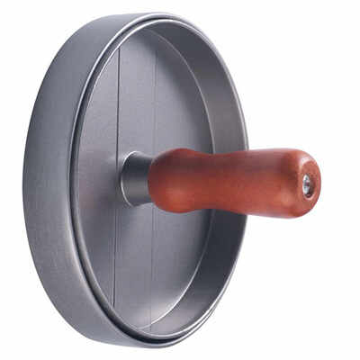 

Round Shape Hamburger Press Aluminum Alloy Meat Beef Grill Burger Press Patty Maker Mold