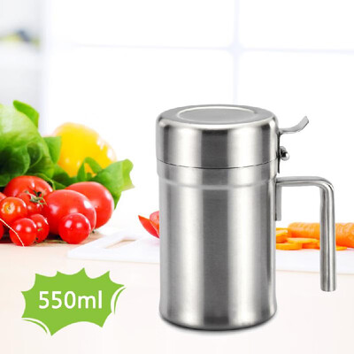 

Stainless Steel Oil Dispenser Olive Oil Can Edible Oil Dispensing Bottle Leak-proof Oil Container for KitchenCookingRestaurantB