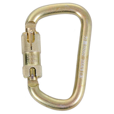 

45KN Outdoor Camping Climbing Steel Carabiner Safety Master Lock Buckle