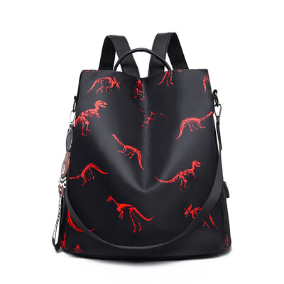 

Shoulder bag womens national style backpack womens shoulders Oxford printed travel bag travel bag womens bag