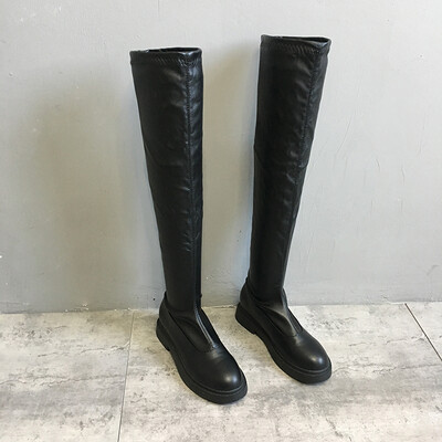 

Womens Knee 2018 New Autumble with Korean Thick Heel Horse Boots Ins Thin Boots