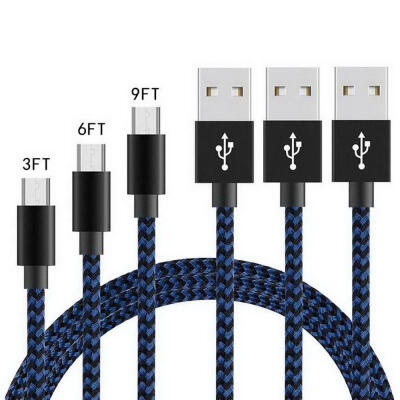 

3M Mirco USB Charge Cord Extra Long USB 20 24A Fast Charging And Syncing Cord-3m