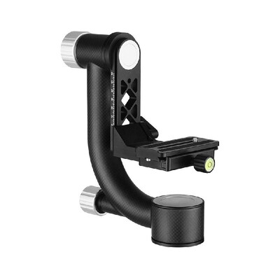 

Professional Carbon Fiber 360 Degree Panoramic Head Gimbal Tripod Ball Head with 14 Inch Screw Quick Release Plate Bubble Level