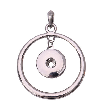 

Fashion Metal Snap Metal Circles Round Elegant Push Button Jewelry