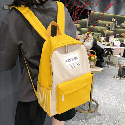 

Ins style schoolbag female Korean version of high school students early tide brand campus simple 100 ancient feeling girl shoulder