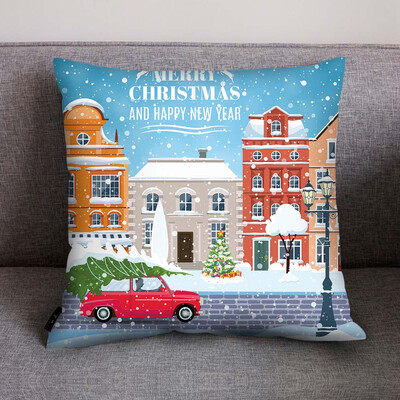 

Tailored Print Pillow Case Polyester Sofa Car Cushion Cover Home Decor