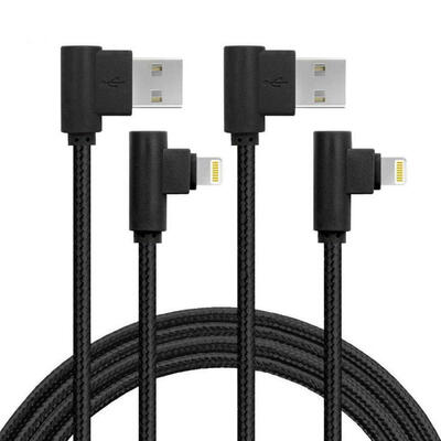 

Portable Elbow Data Cable Practical 90 Degree No Winding Fast Charging Line For Apple IPhones-Micro 1m
