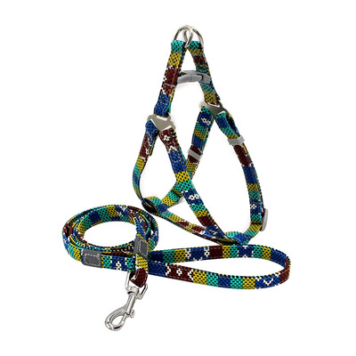 

Indian Style Dog Harness&Leash Set Dog Canvas Strap Vest And Traction Rope For Outdoor Walking For Small Medium Pets