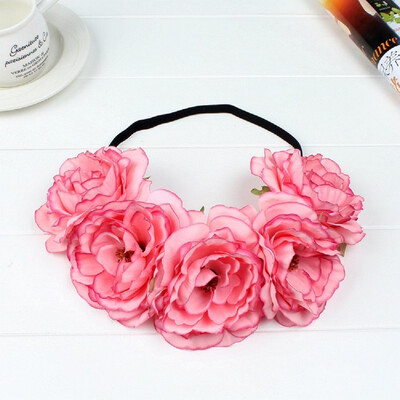 

〖Follure〗Fashion Women Wedding Flower Hair Garland Crown Headband Floral Wreath Hairband
