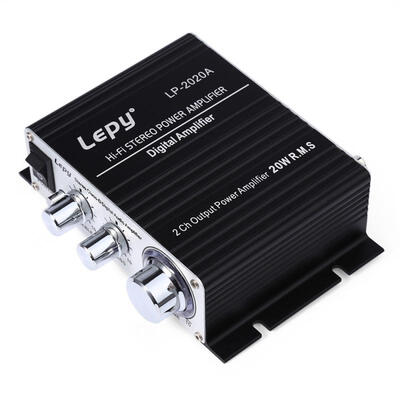 

Lepy LP-2020A 12V 5A Aluminum Enclosure HiFi Digital Audio Stereo Power Amplifier W Over-current Protection