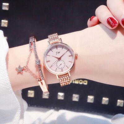 

LadiesWatches in France Simple Fashionable Atmospheric Quality Waterproof New Years Tungsten Steel Strip Ultra-thin