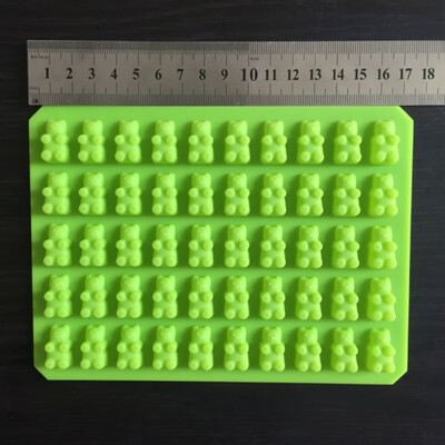 

Silicone Forms Silicone Mold Gummy Bear Shape Bear Mould Jelly Bear Cake Candy Trays With Dropper Rubber Chocolate Maker 11