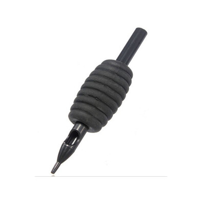 

〖Follure〗3RL 5Pcs Black Disposable Tattoo Needle Tube 34 Grip with Tip