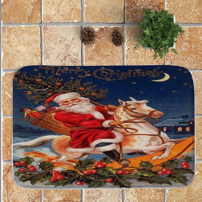 

〖Follure〗Merry Christmas Welcome Doormats Indoor Home Carpets Decor 40x60CM