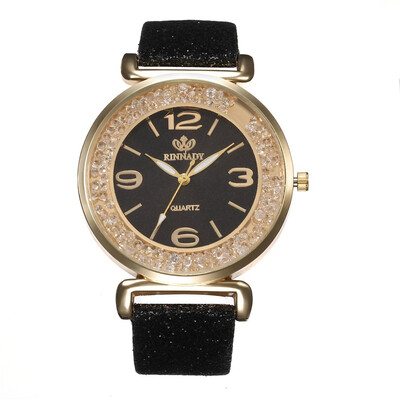 

New ladies luxury rhinestone quicksand digital watch fashion quartz watch female models