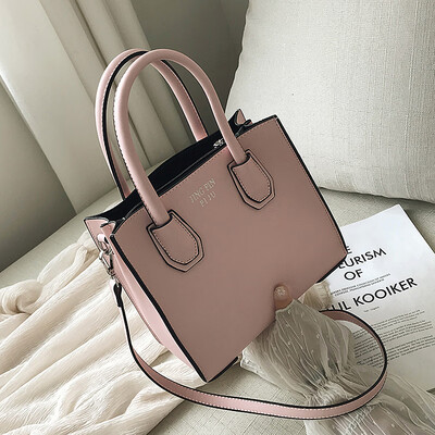

Ins bag hit small fresh handheld girl bag in summer new 2019 fashion Tate bag oblique satchel bag