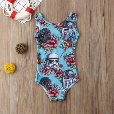 

Toddler Baby Girls Star Wars Sleeveless Swimwear Bathing Suit Bikinis Outfits