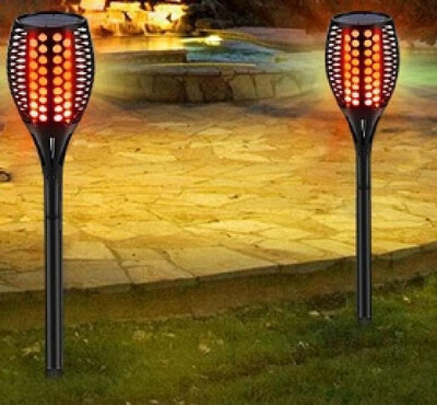 

Solar yard LightsGarden light Waterproof Flickering Flame Solar Torches light Dancing Flames Landscape Decoration Lighting Dusk