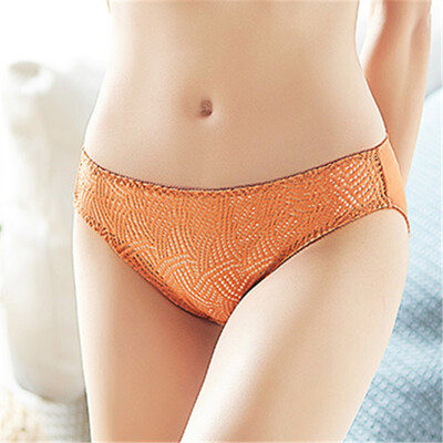 

Lace Women Openwork Briefs Comfortable Breathable Sexy Solid Color Ladies Panties Underwear