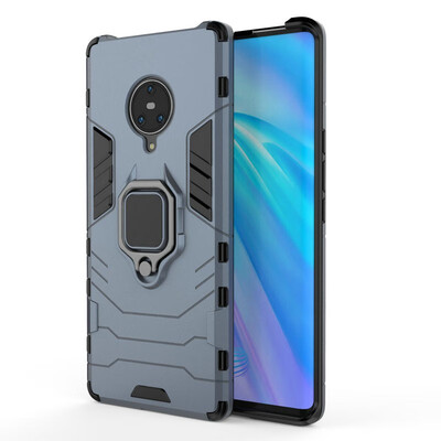 

For vivo NEX 3 5G Finger Ring Case Hard Phone Case for vivo V17 Pro for vivo Y19 Armor Case Back Cover Fundas Capa Etui