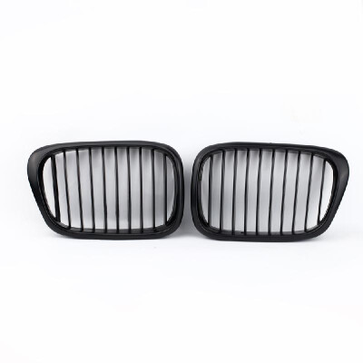 

2Pcs Matte Black Front Kidney Grille for BMW E39 5 Series 1998-2003