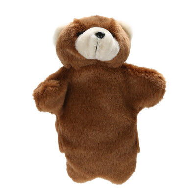 

Lovely Bear Hand Puppet Baby Kids Developmental Plush Doll Toy