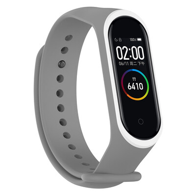 

〖Follure〗Sports Soft Silicone Two color Wristband Wrist Strap For Xiaomi Mi Band 4