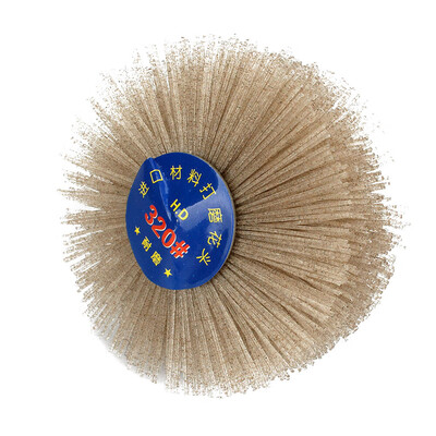

〖Follure〗Flower Head Abrasive Nylon Wheel Wooden Polishing Brush 6 mm Handle