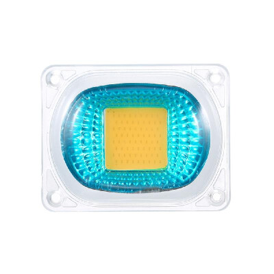 

AC220V 50W Warm White High Power 6040mm COB LED Light Chip with Lens Integration Lamp Kit Set for Flood Project Portable Light Aq