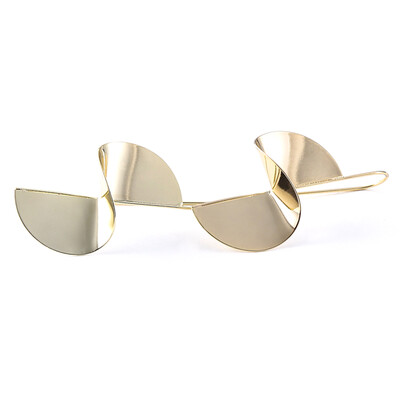 

Simple Design Warp Bright Alloy Stud Earrings Fashion Jewelry Vintage Windmill Punk Earrings For Women Brincos