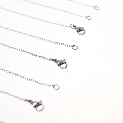 

Stainless Steel Necklace Extender Bracelet Extender Extender Chain Set 4 Different Length 6" 4" 3" 2"
