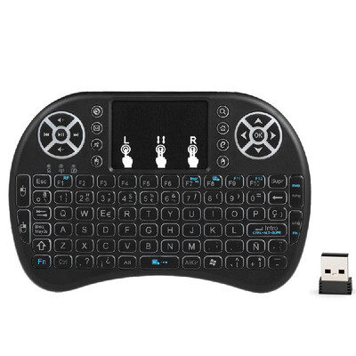 

24GHz Wireless Keyboard with Touchpad Mouse Handheld Remote Control for Android TV BOX PC Smart TV Black