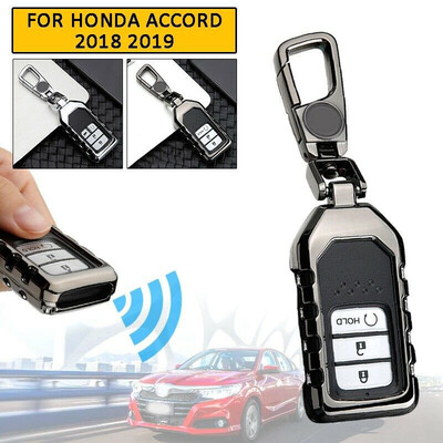 

Car Key Cover Case Holder Protector For Honda Accord 2018 2019 Keychain Decors
